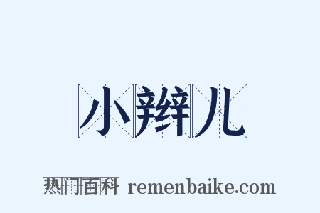 小辫儿是什么意思的图片